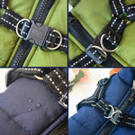 Wasserdichte Winterjacke für Hunde mit reflektierendem Geschirr