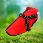 Wasserdichte Winterjacke für Hunde mit reflektierendem Geschirr