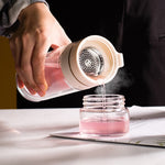 Doppelwandige Teefilterflasche aus Glas – Perfekt für Unterwegs