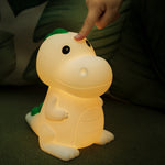 Niedliche Dinosaurier Nachtlampe für Kinder – Beruhigendes LED Licht fürs Kinderzimmer