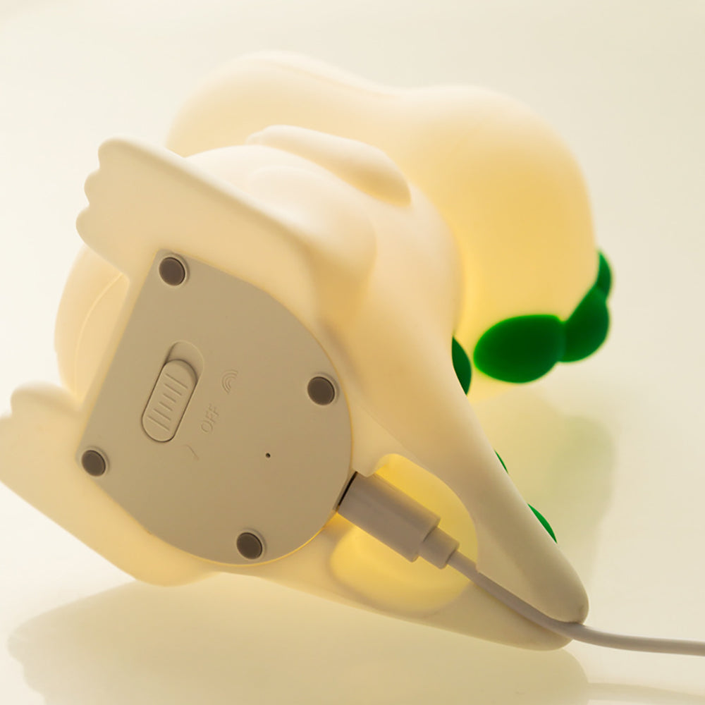 Niedliche Dinosaurier Nachtlampe für Kinder – Beruhigendes LED Licht fürs Kinderzimmer