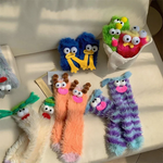 Gemütliche und lustige Plüschsocken