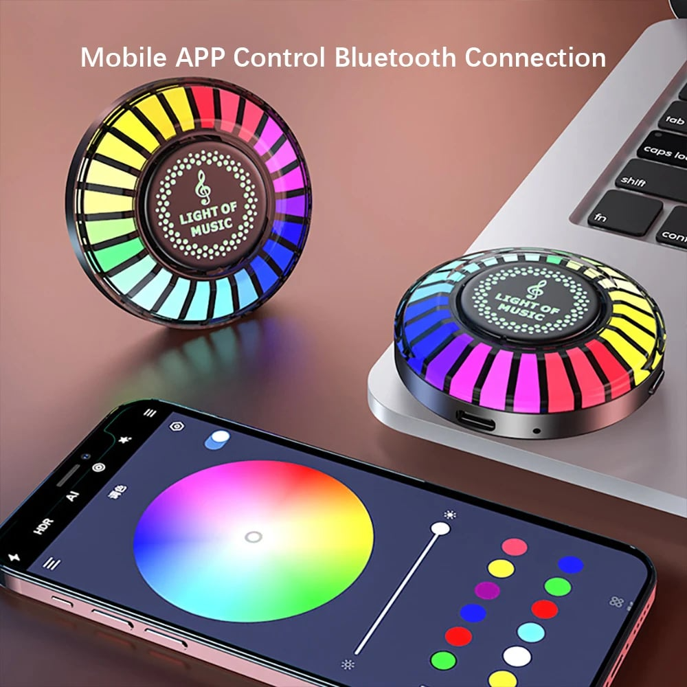 Tragbares RGB Licht für Auto-Soundabholung – Spaß unterwegs