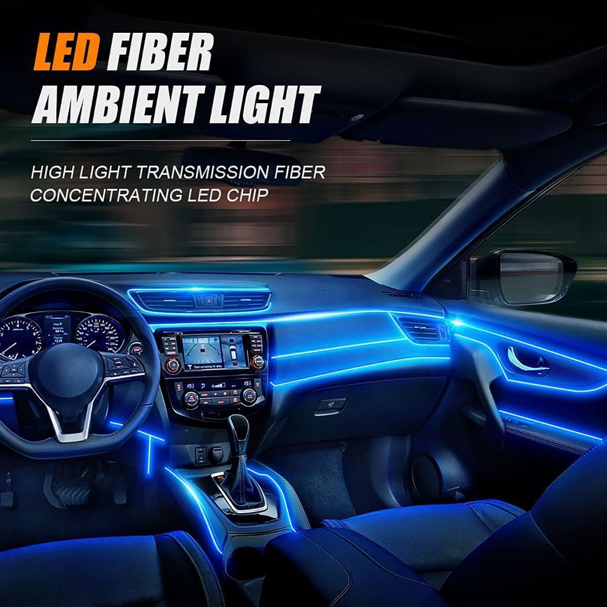 Futuristische LED-Ambiente-Beleuchtung für Ihr Fahrzeug