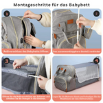 Multifunktionaler Wickelrucksack mit integriertem Wickeltisch