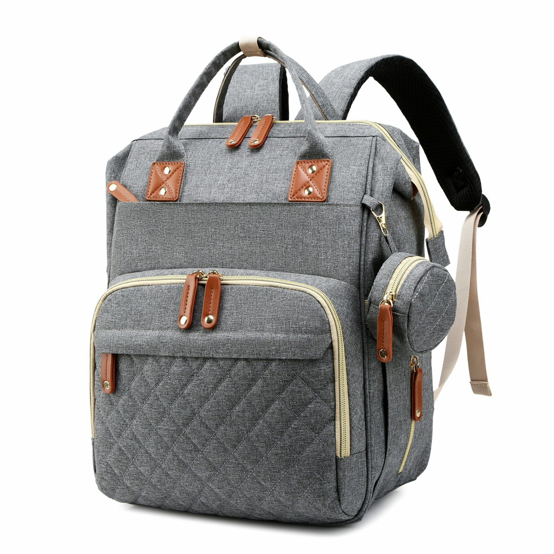 2-in-1 Wickelrucksack für Babys mit integriertem Wickelbett