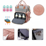 Multifunktionaler Wickelrucksack mit integriertem Wickeltisch