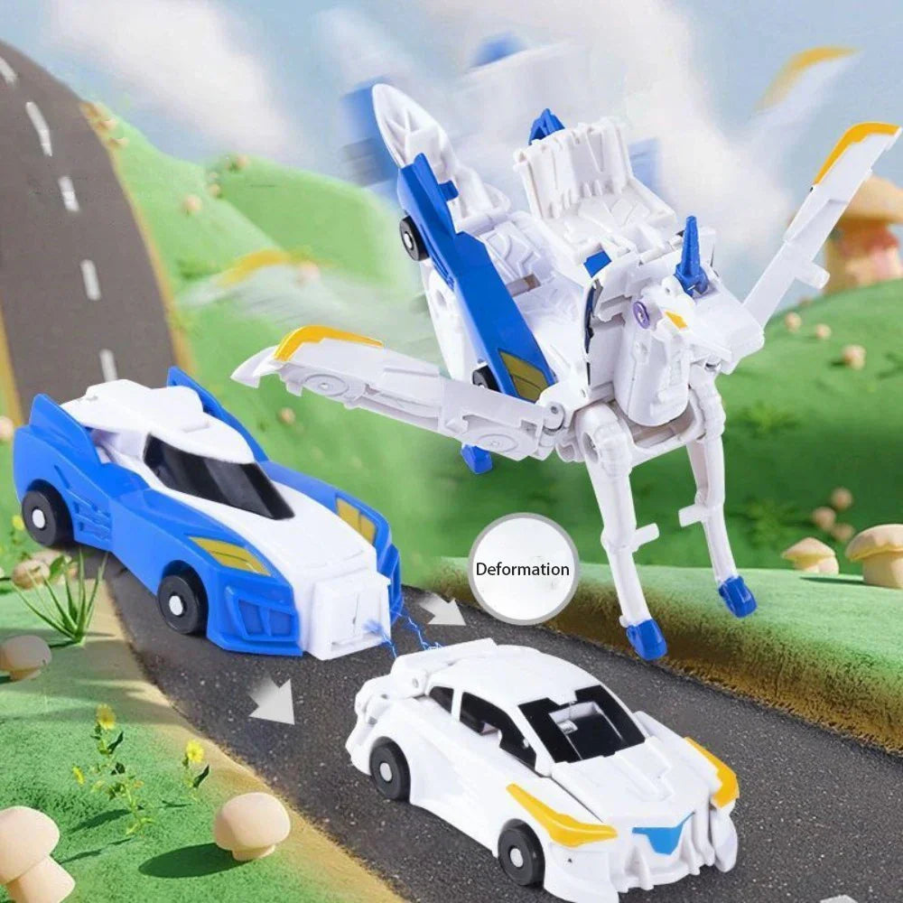 2-in-1 Magnetischer Roboter und Auto | Spielen, Lernen und Kreativität