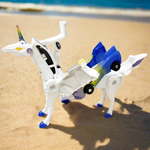 2-in-1 Magnetischer Roboter und Auto | Spielen, Lernen und Kreativität
