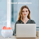 3-in-1 Salzkristalllampe mit Aroma Diffuser