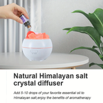 3-in-1 Salzkristalllampe mit Aroma Diffuser