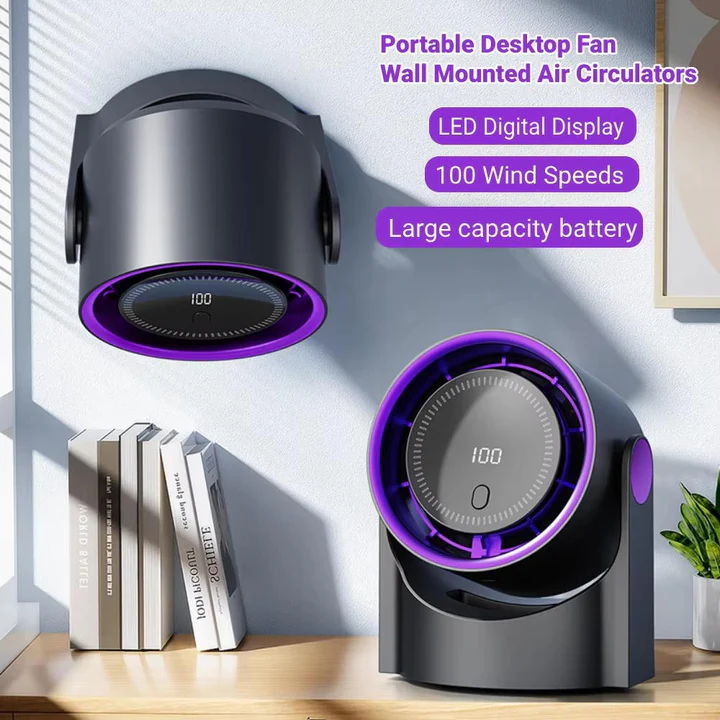 Kleiner Tischventilator mit USB-Anschluss