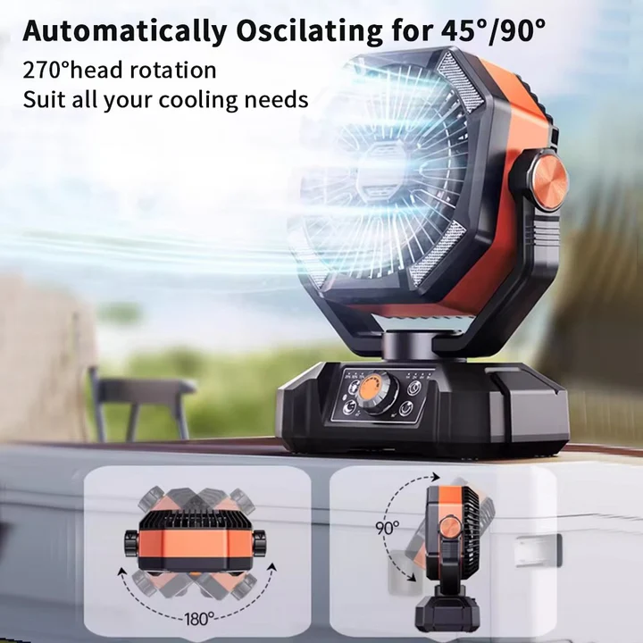 Tragbarer Camping-Kühlventilator