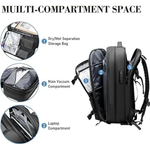 Reise-Rucksack mit Vakuumfunktion