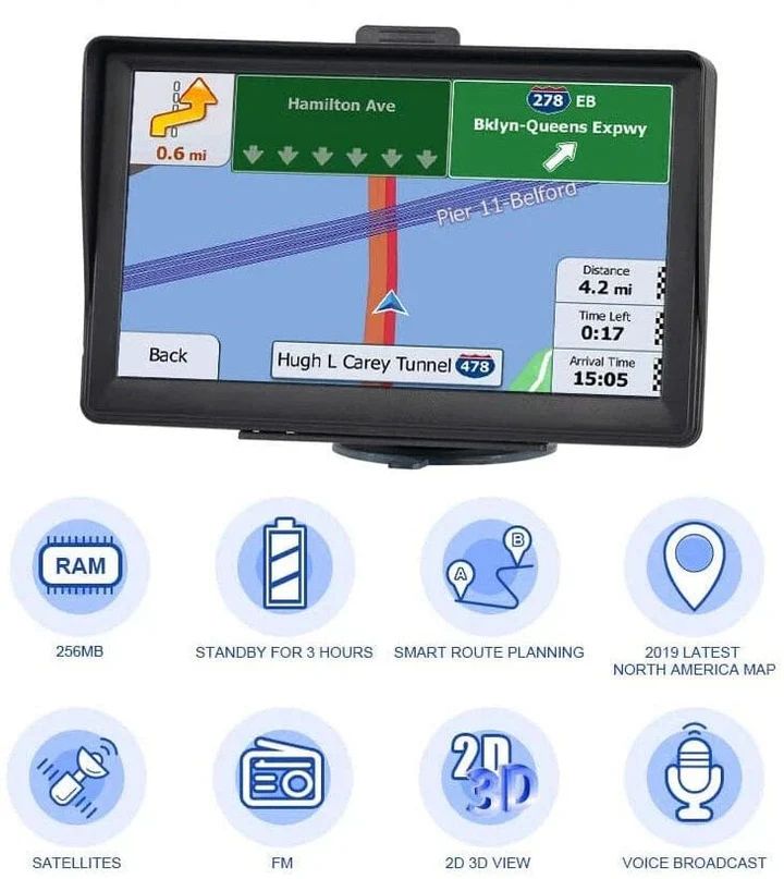 7 Zoll GPS Navigationssystem