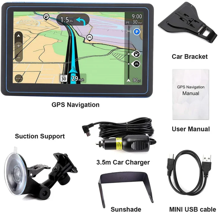 7 Zoll GPS Navigationssystem