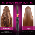 Heißer Kamm für dickes und grobes Haar