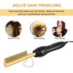 Heißer Kamm für dickes und grobes Haar
