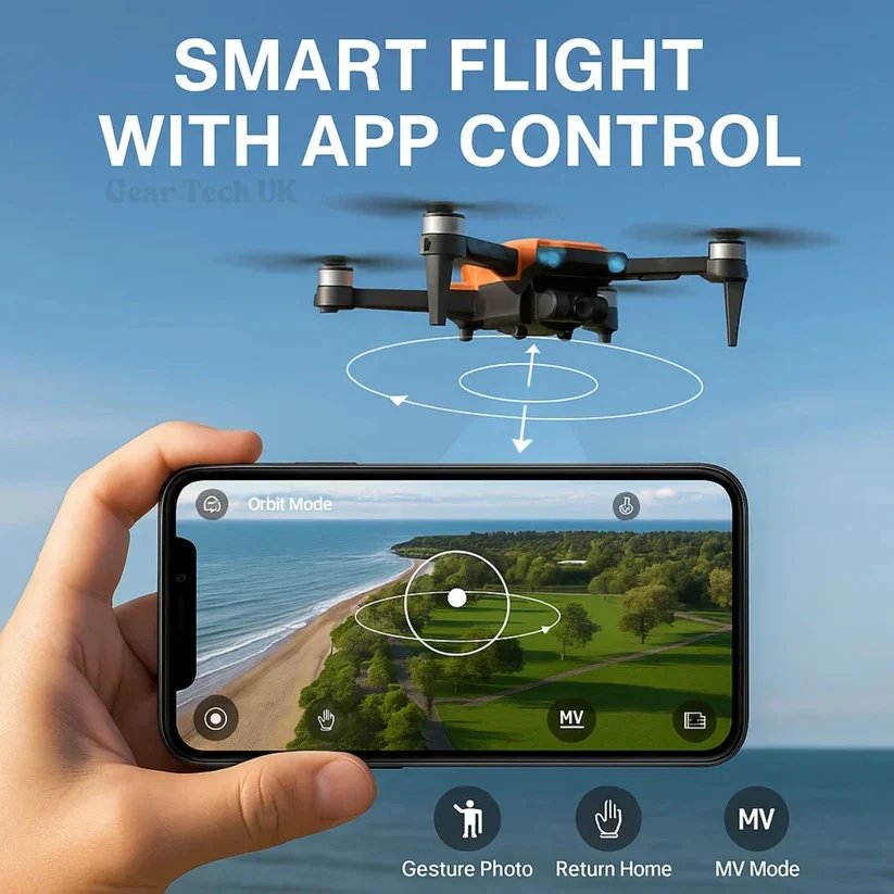 SkyVision | Ultra HD Drohne mit Dualkamera und GPS-Funktion