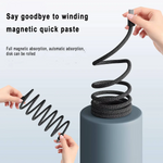 Magnetisches Kabel mit automatischem Wickelsystem für schnelles Laden