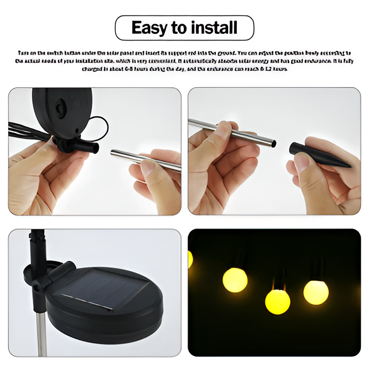 Magische Solar-Gartenlichter für Ihr Zuhause