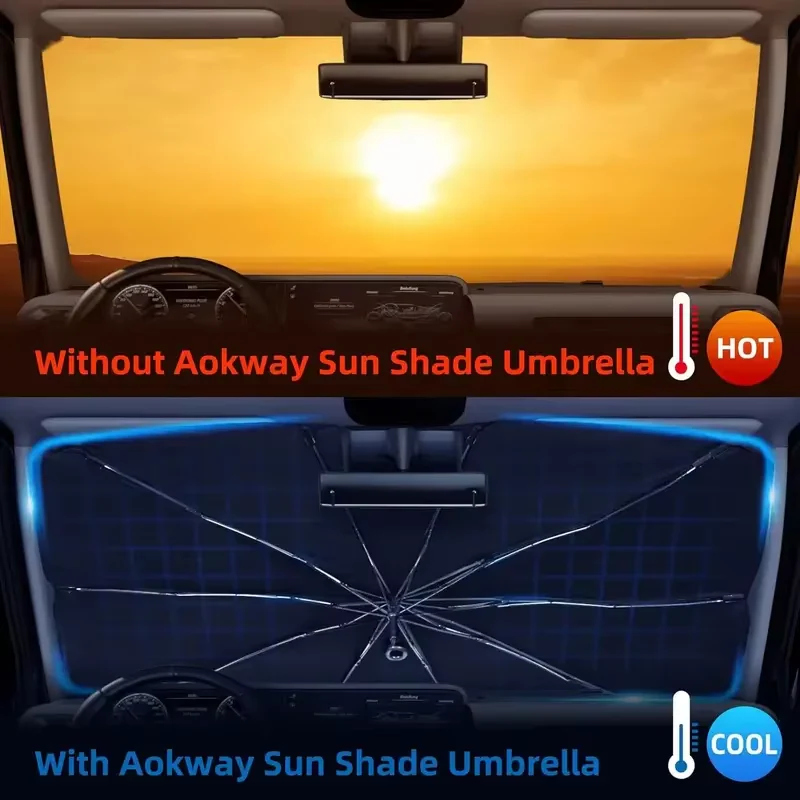 Faltbare Autosonnenschutz-Umbrella mit UV-Schutz