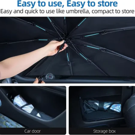 Faltbare Autosonnenschutz-Umbrella mit UV-Schutz