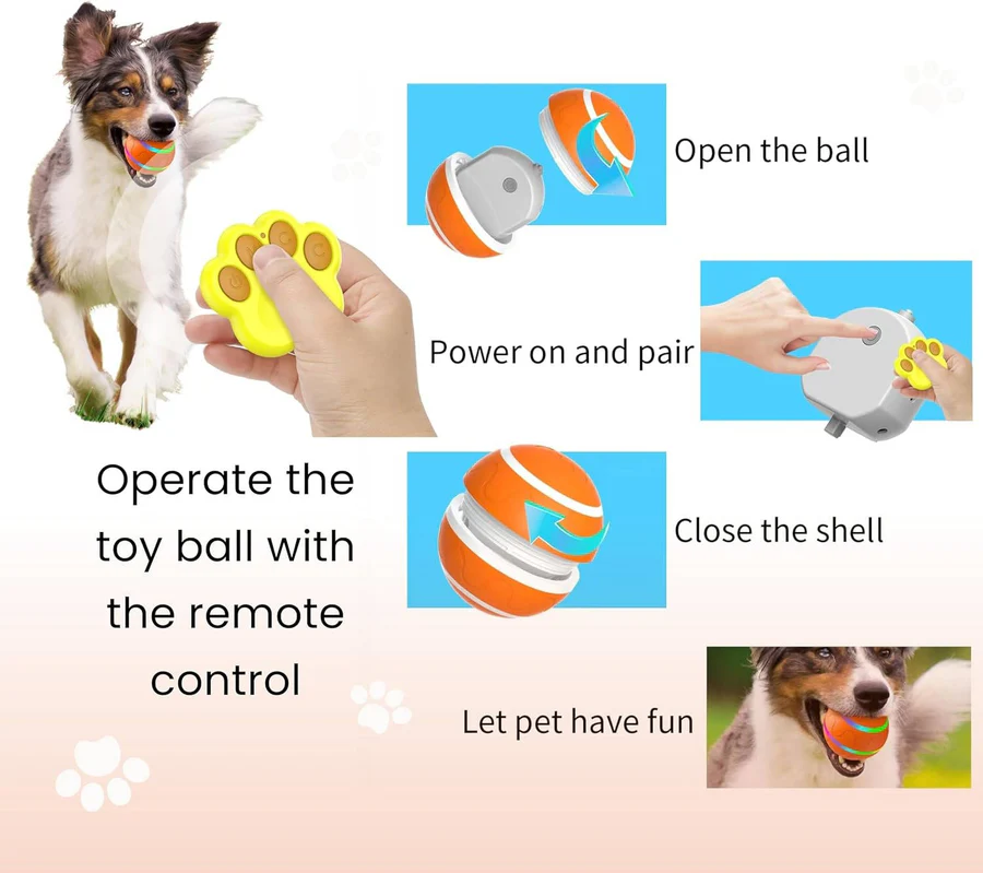 Interaktives Spielzeug für Hunde und Katzen – Bewegungsfreude Pur