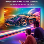 Farbige LED Hintergrundbeleuchtung für Fernseher mit Fernbedienung