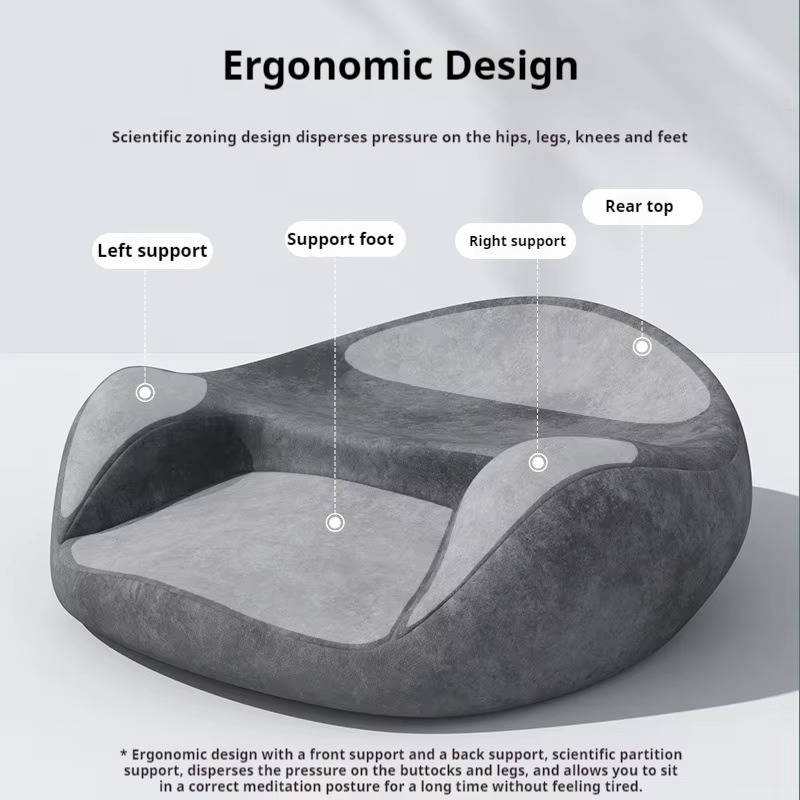 ZenComfort | Ergonomisches Meditationskissen mit Memory-Schaum