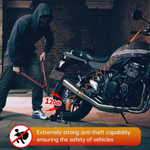 Motorrad-Scheibenschloss mit 120dB Alarmfunktion