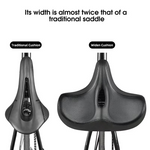 Ergonomischer Fahrradsattel mit Belüftung für lange Fahrten