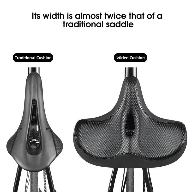 Ergonomischer Fahrradsattel mit Belüftung für lange Fahrten