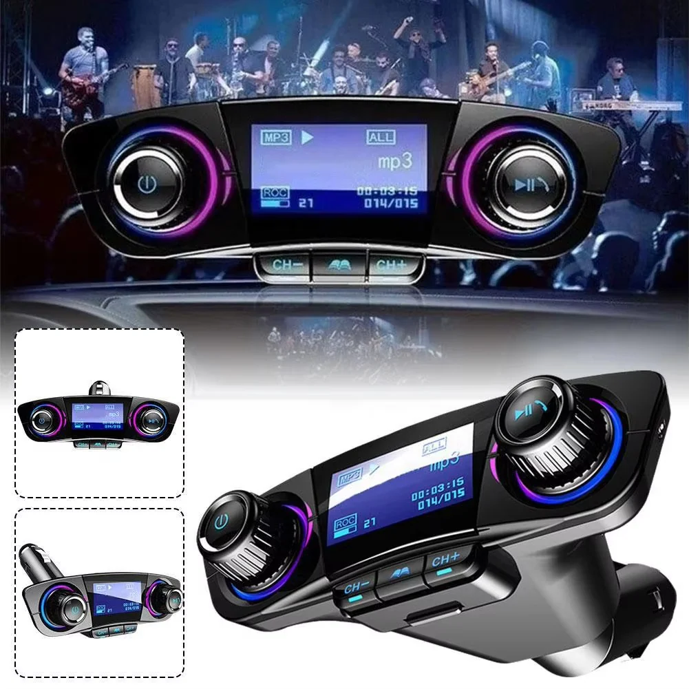 Kabelloser Auto FM-Transmitter mit USB-Ladegerät