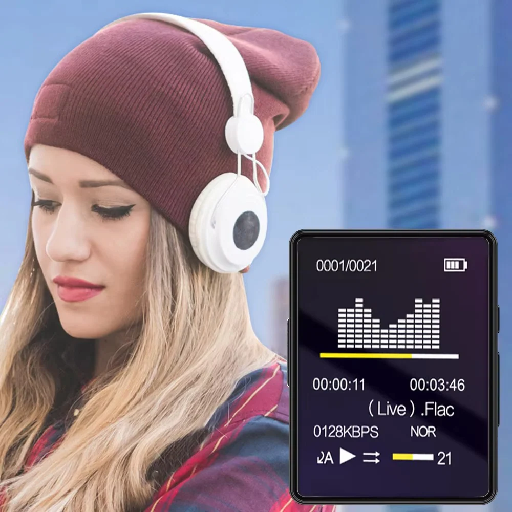 Kompakter Bluetooth MP3 Musikspieler mit Video-Funktion