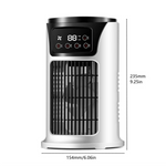 AquaBreeze 3-in-1 Air Cooler with Humidifier and LED Light