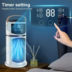 AquaBreeze 3-in-1 Air Cooler with Humidifier and LED Light