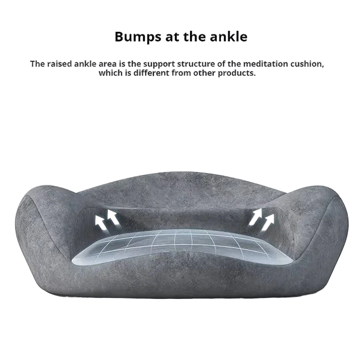 ZenComfort | Ergonomisches Meditationskissen mit Memory-Schaum