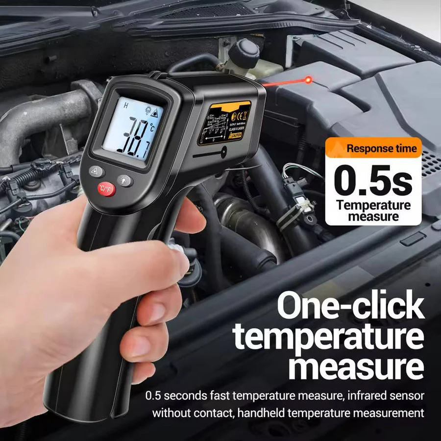 Kontaktfreies Infrarot-Laserthermometer für präzise Messungen