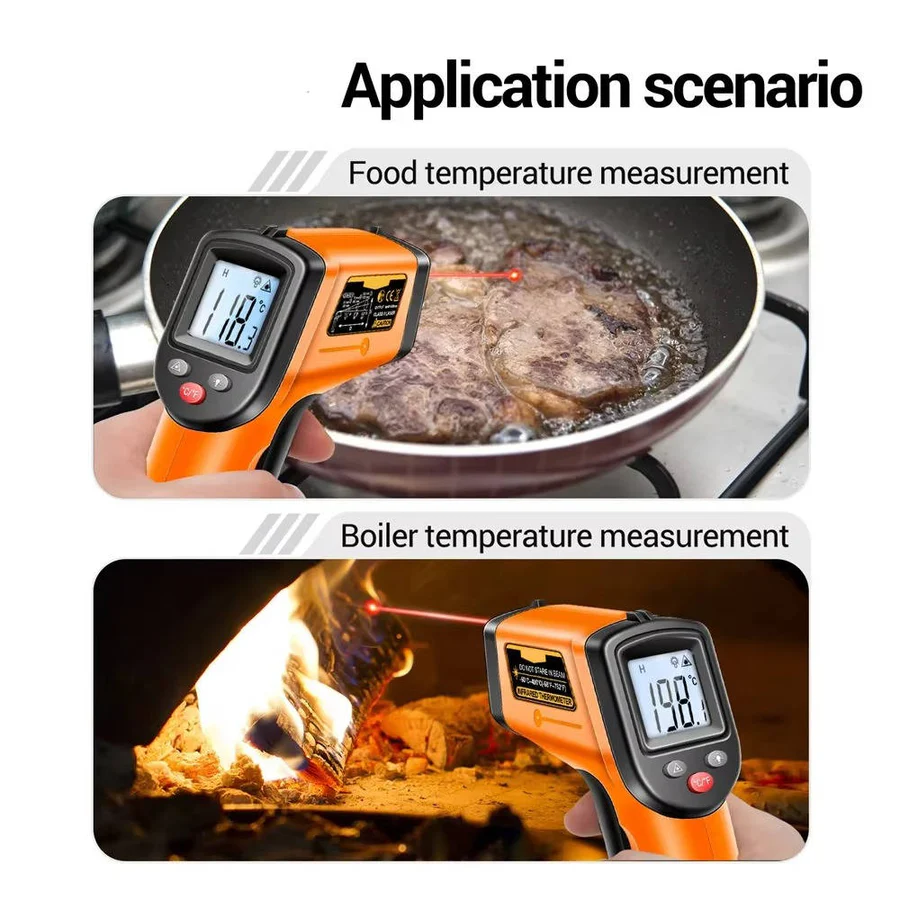 Kontaktfreies Infrarot-Laserthermometer für präzise Messungen