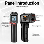Kontaktfreies Infrarot-Laserthermometer für präzise Messungen