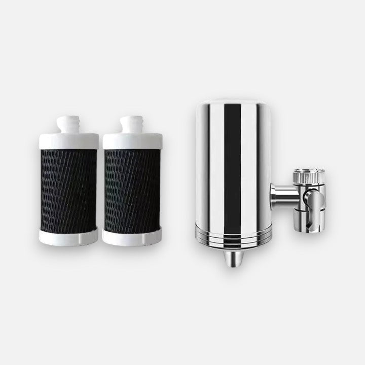 Eleganter Küchenarmaturenfilter aus Edelstahl