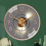 Elegante Wanduhr mit geräuschlosem Mechanismus – zeitloses Design