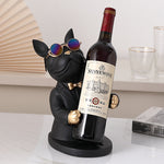 Eleganter Hunde-Figuren-Weinglashalter – Stilvolles Tischaccessoire