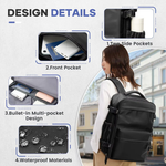 Wasserfester Rucksack für Reisen – geeignet für 15,6 Zoll Geräte