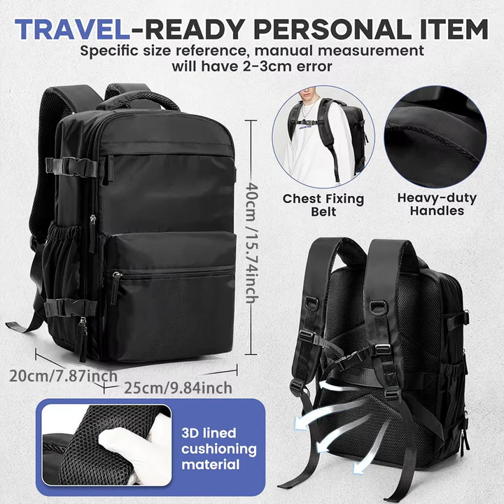 Wasserfester Rucksack für Reisen – geeignet für 15,6 Zoll Geräte