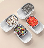 SnackNest: Stilvolle Snackschale mit Abfallbehälter