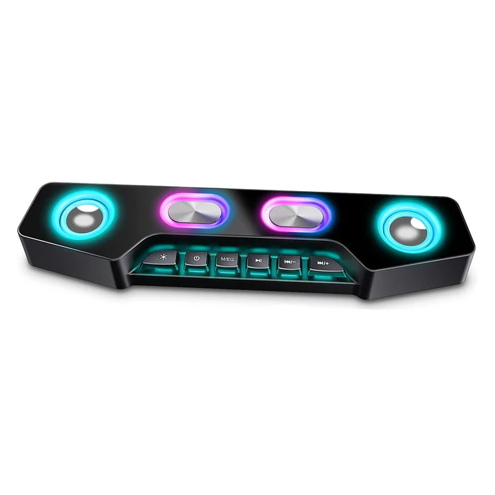 Bluetooth Lautsprecher für den Desktop mit RGB-Effekten