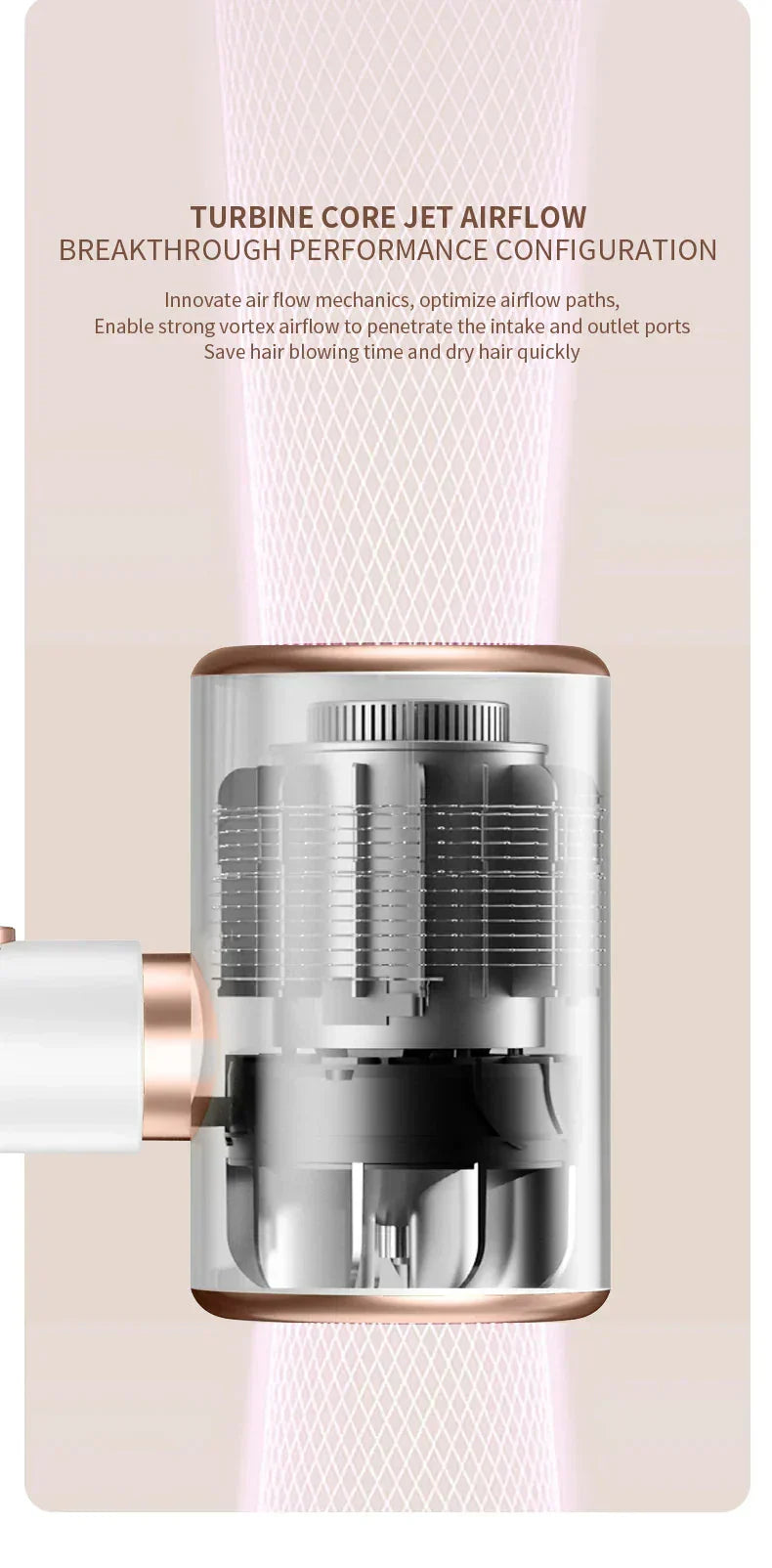 High-Performance Hair Dryer with Smart Ionic Care