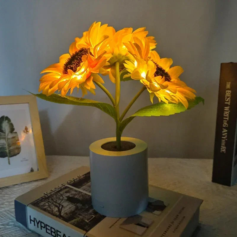 Warmes Blumenlicht für eine gemütliche Atmosphäre